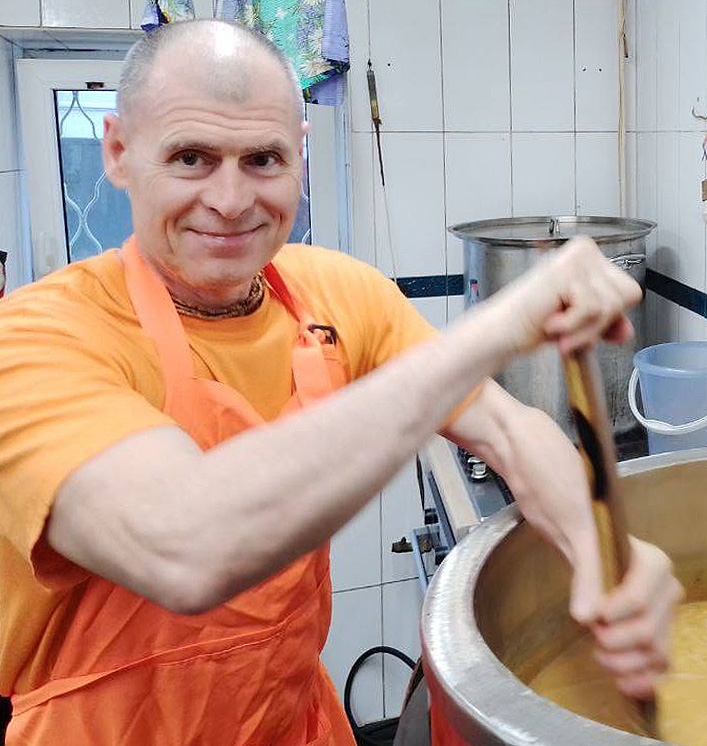 Our chef prepares exquisite food